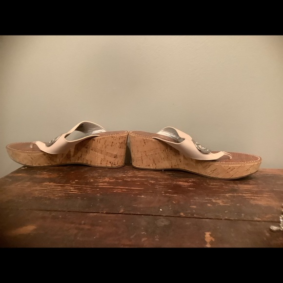 Sam Edelman cork wedge sandals used twice very comfortable - Picture 2 of 3